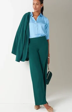 Satin Button-Front Shirt | Jjill