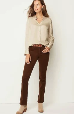 Satin Button-Front Shirt | Jjill