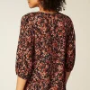 Satin Puff-Sleeve Top | Jjill