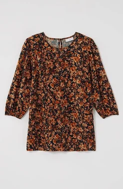 Satin Puff-Sleeve Top | Jjill