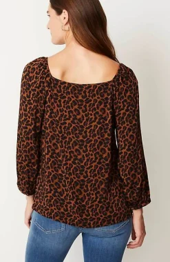Satin Square-Neck Top | Jjill