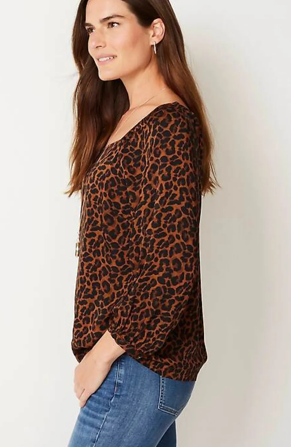 Satin Square-Neck Top | Jjill