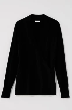 Seamed Wrap Sweater | Jjill