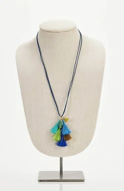 Seaside Oasis Tassel Cluster Necklace | Jjill