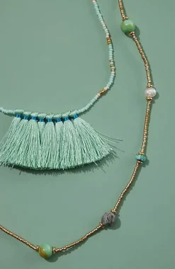 Seaside Oasis Tassel Necklace | Jjill