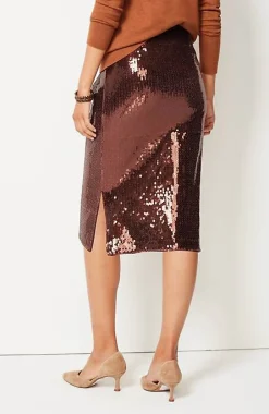 Sequin Pull-On Skirt | Jjill