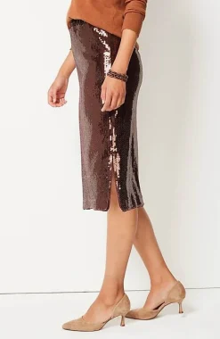 Sequin Pull-On Skirt | Jjill