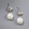 Serene Escape Pearl Metal Earrings | Jjill