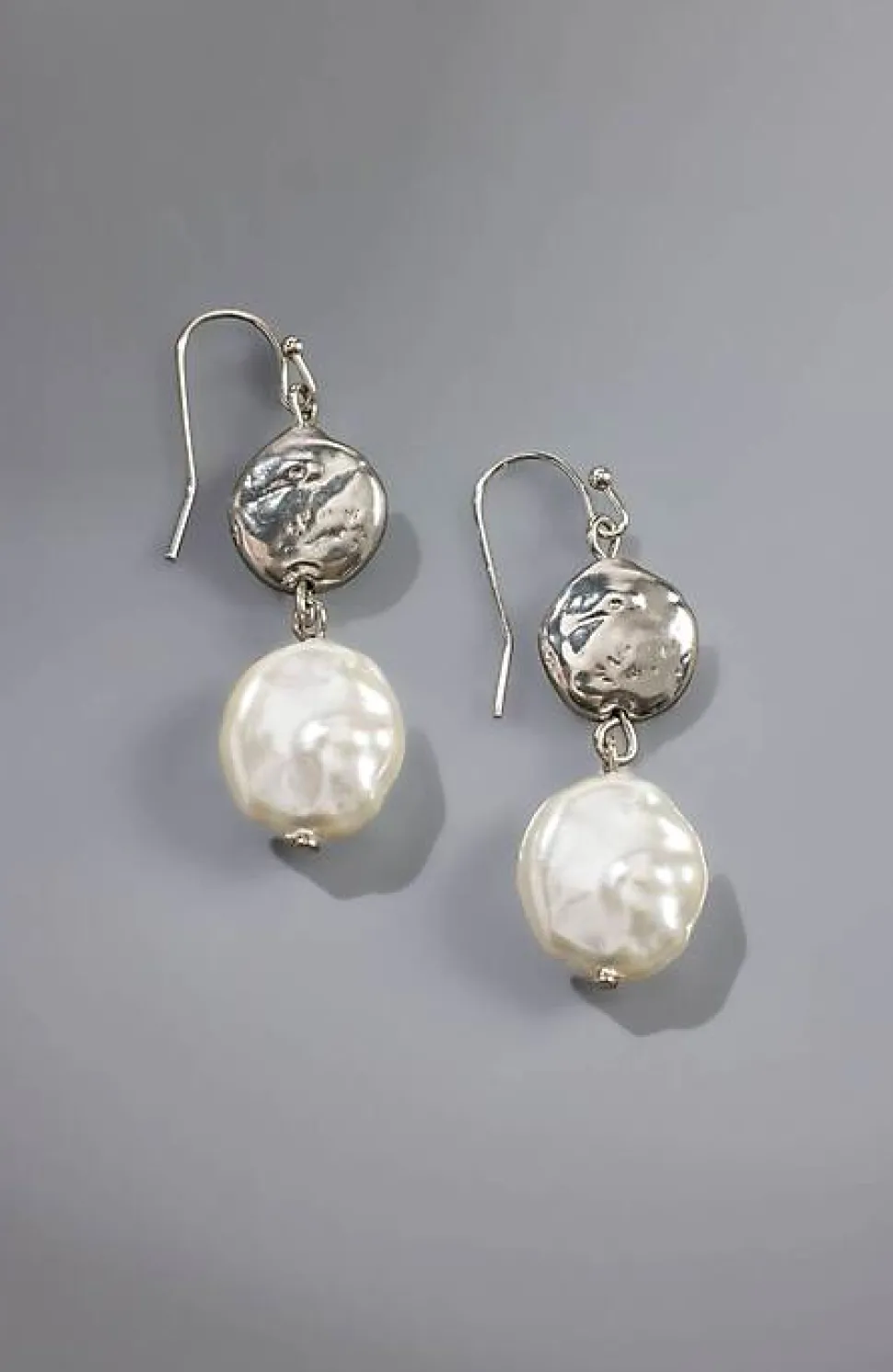 Serene Escape Pearl Metal Earrings | Jjill