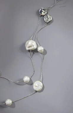 Serene Escape Pearl Station Necklace | Jjill