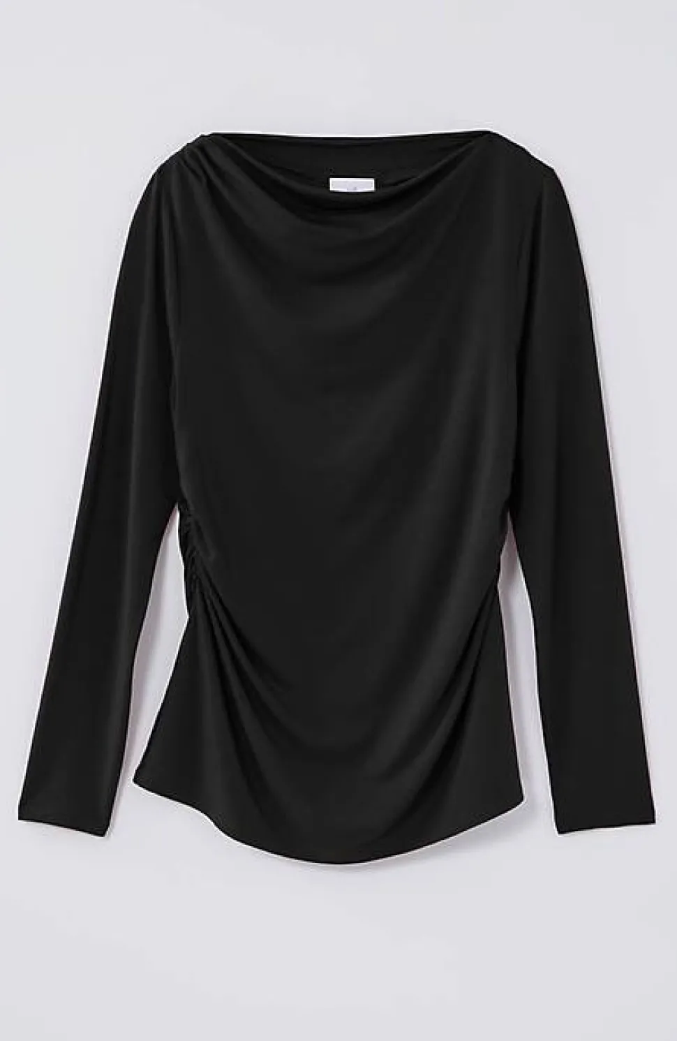 Shirred-Waist Draped Top | Jjill