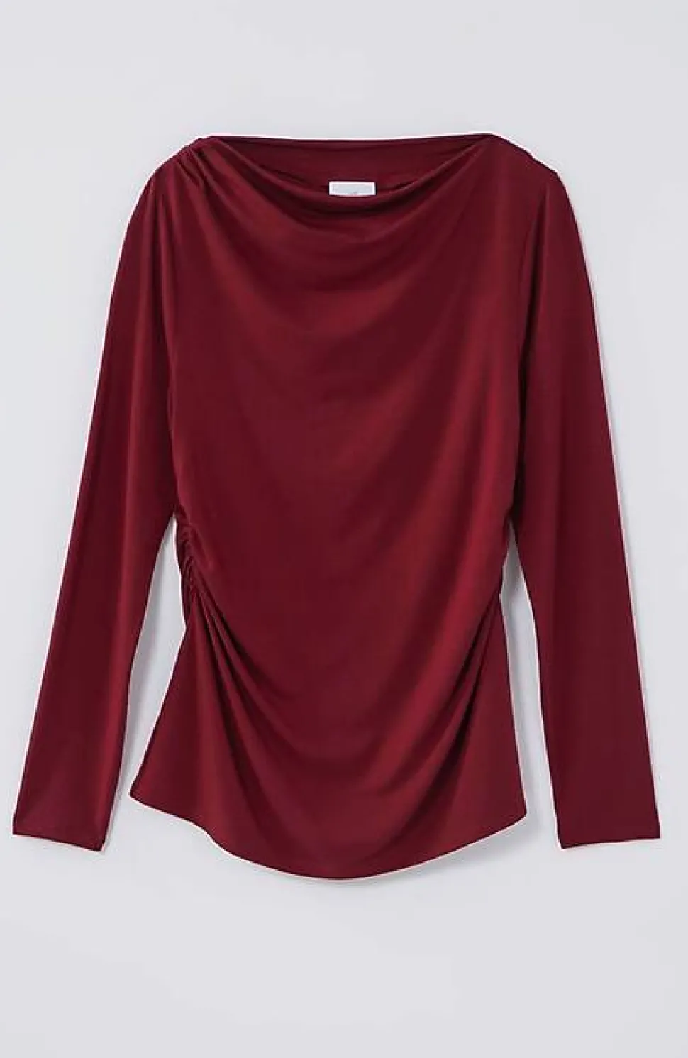 Shirred-Waist Draped Top | Jjill