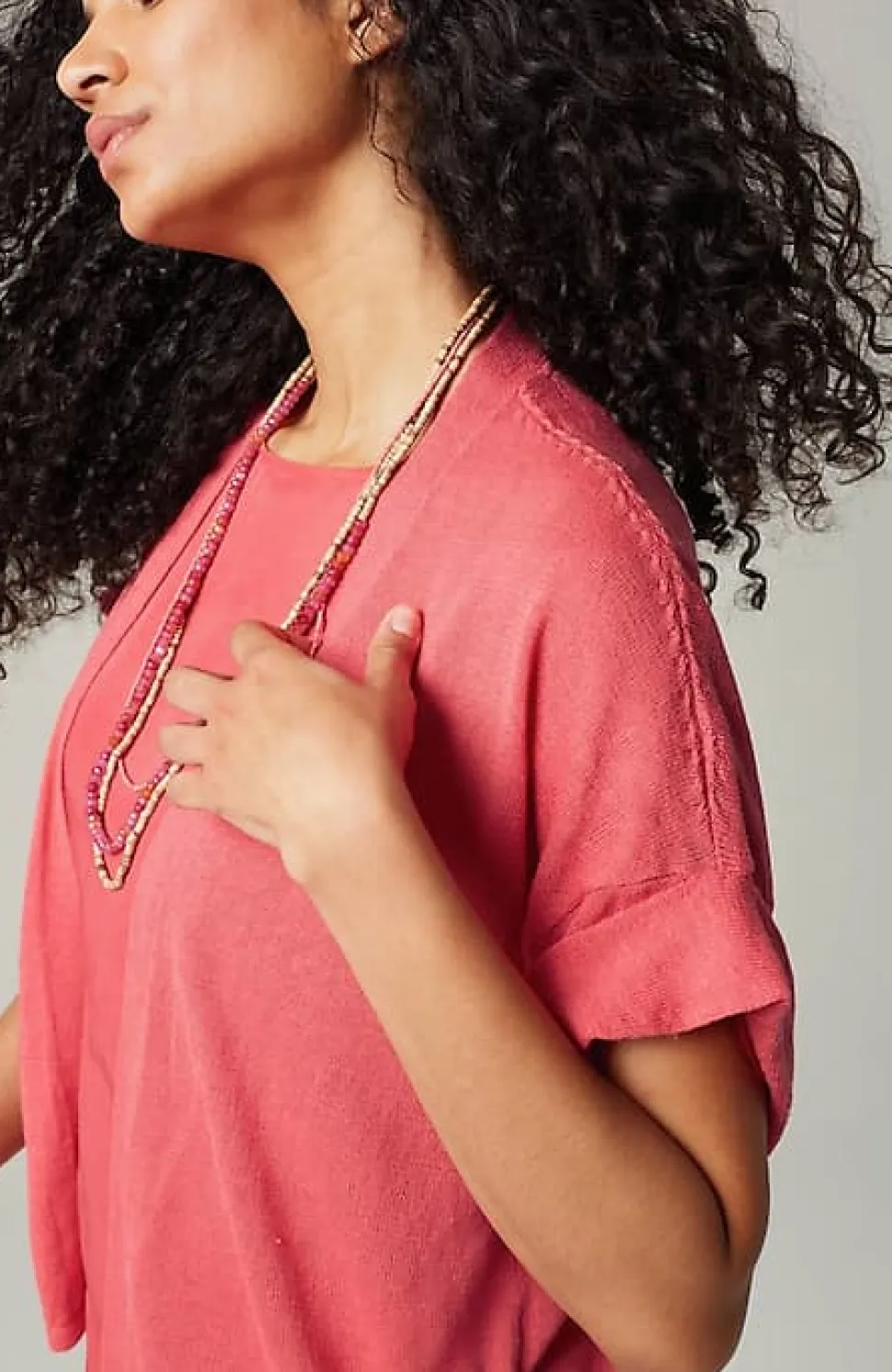 Short Cuffed-Sleeve Open-Front Cardi | Jjill