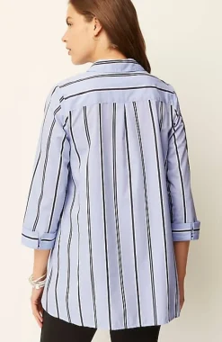 Side-Button Stepped-Hem Tunic | Jjill