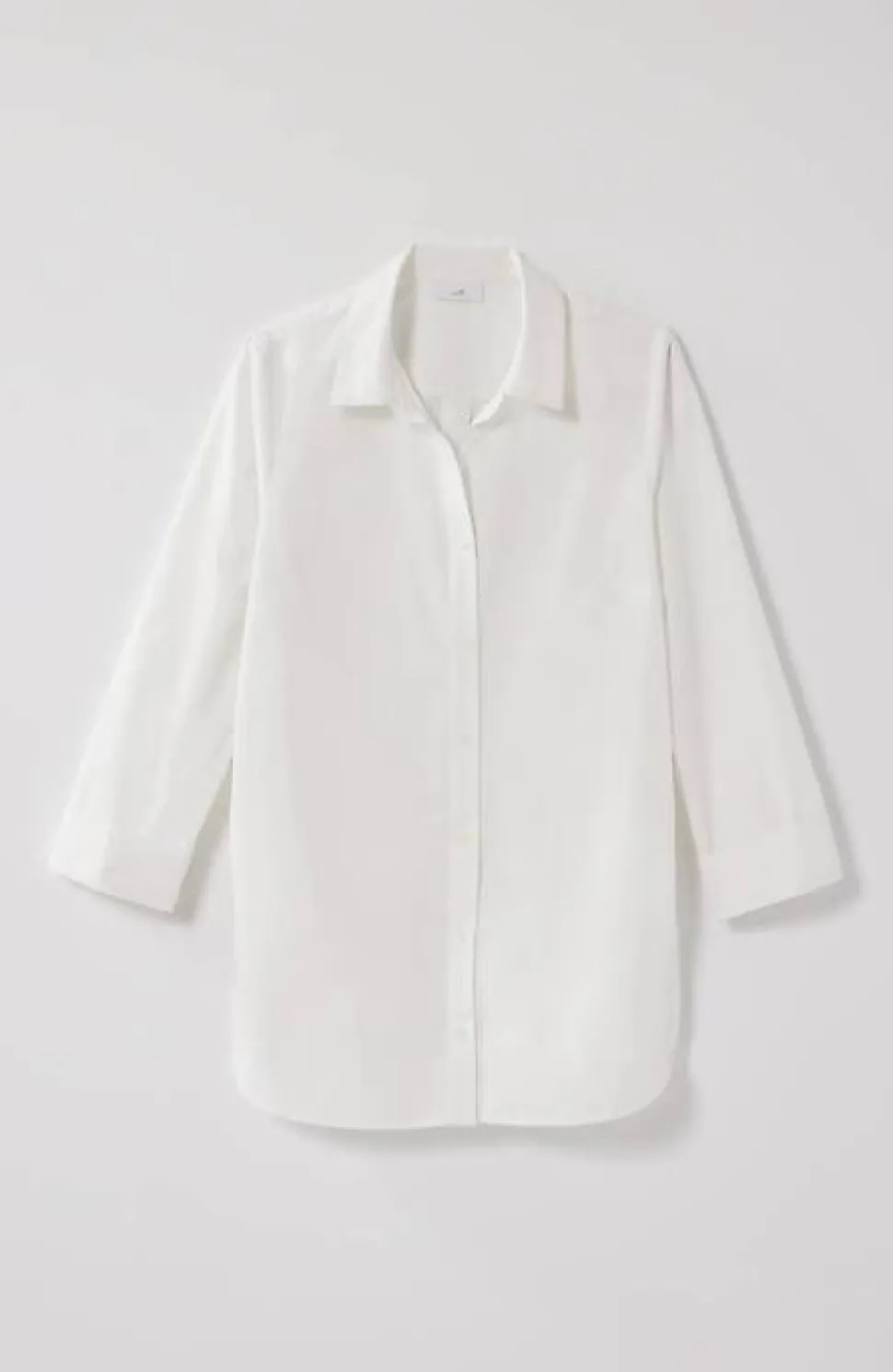 Side-Button Stepped-Hem Tunic | Jjill