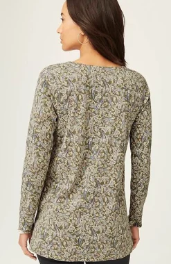 Simply Supima® Side-Slit Tunic | Jjill