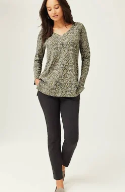 Simply Supima® Side-Slit Tunic | Jjill