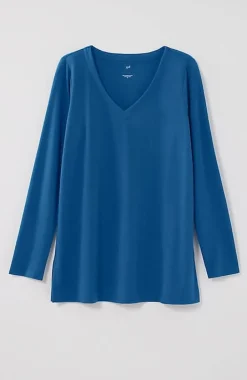Simply Supima® Side-Slit Tunic | Jjill