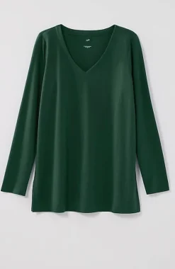 Simply Supima® Side-Slit Tunic | Jjill