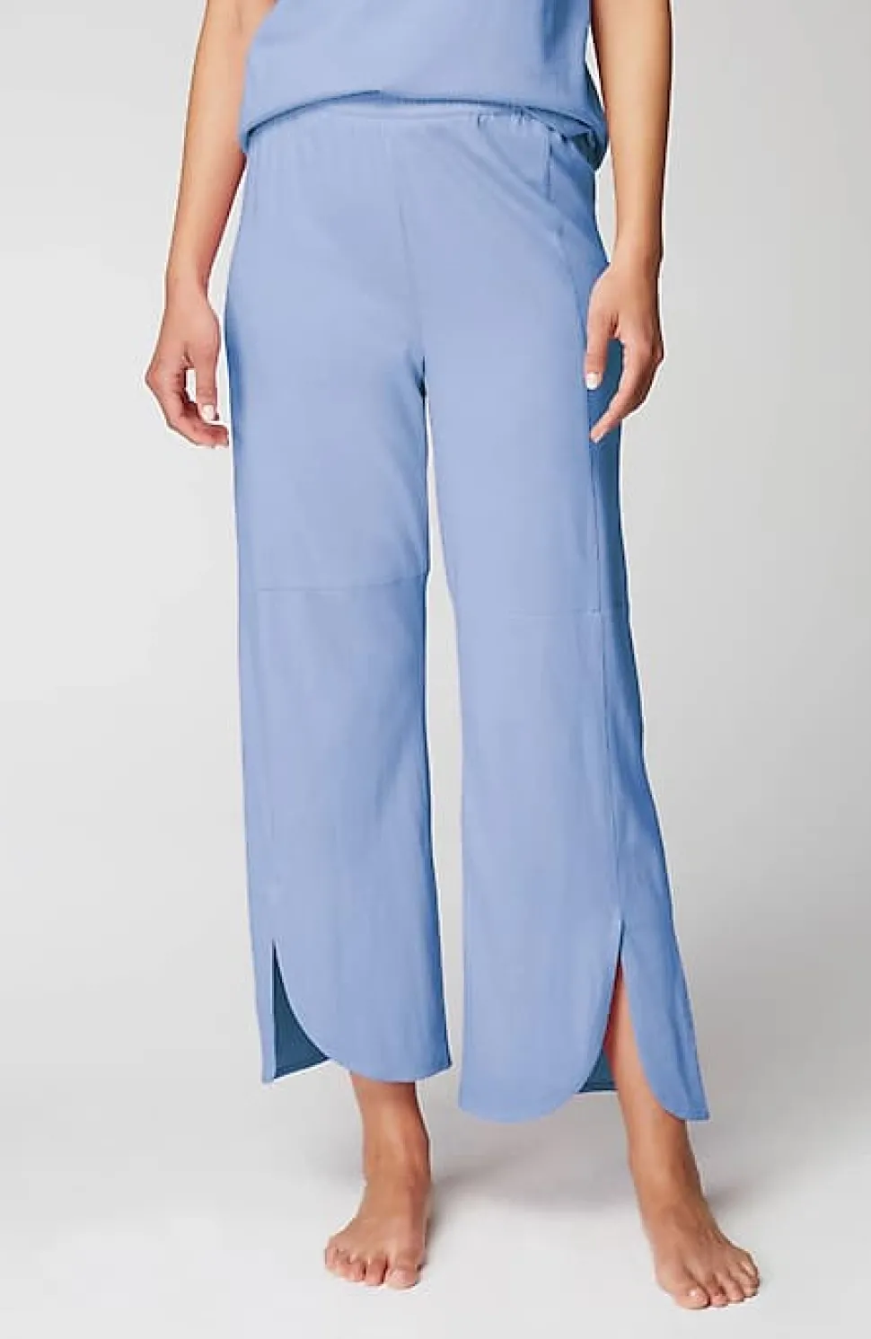 Sleep Ultrasoft Curved-Hem Crops | Jjill