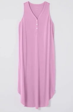 Sleep Ultrasoft Henley Gown | Jjill