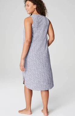Sleep Ultrasoft Henley Gown | Jjill