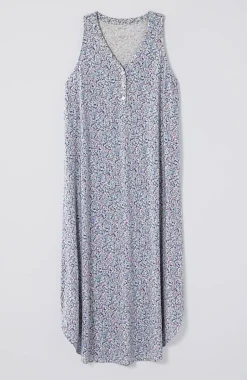 Sleep Ultrasoft Henley Gown | Jjill