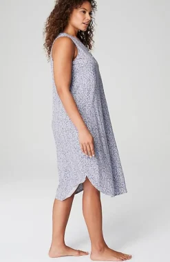 Sleep Ultrasoft Henley Gown | Jjill