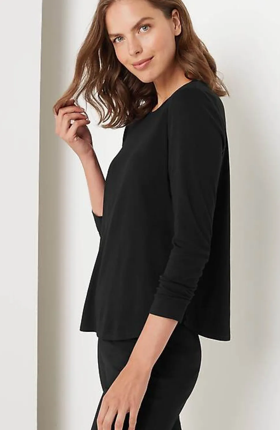 Sleep Ultrasoft Long-Sleeve Top | Jjill