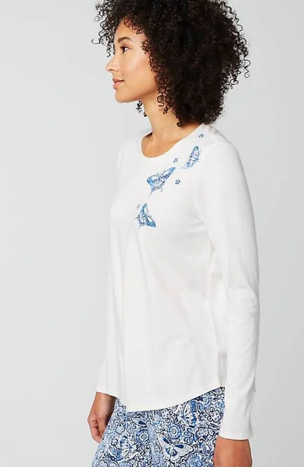 Sleep Ultrasoft Long-Sleeve Top | Jjill