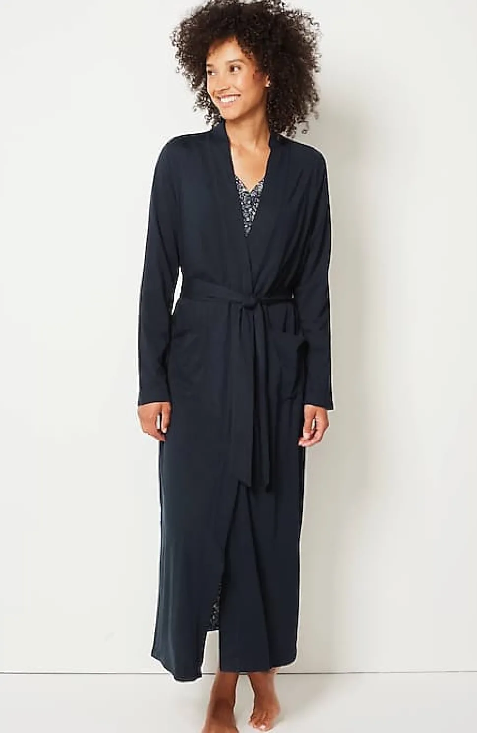Sleep Ultrasoft Patch-Pocket Robe | Jjill