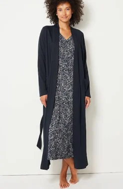 Sleep Ultrasoft Patch-Pocket Robe | Jjill