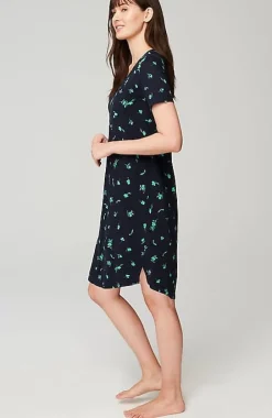 Sleep Ultrasoft Patch-Pocket Gown | Jjill