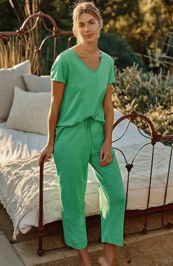 Sleep Ultrasoft Piped Crops | Jjill