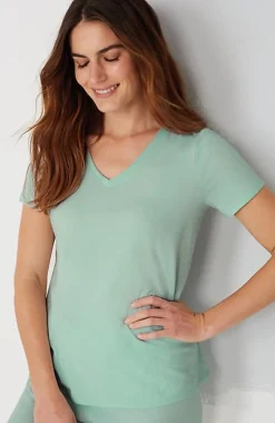 Sleep Ultrasoft V-Neck Tee | Jjill