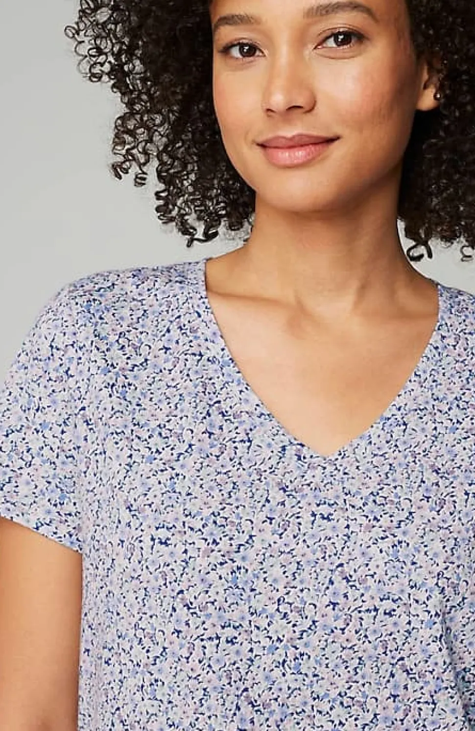 Sleep Ultrasoft V-Neck Tee | Jjill