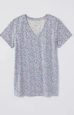 Sleep Ultrasoft V-Neck Tee | Jjill