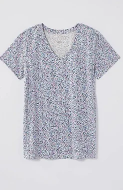 Sleep Ultrasoft V-Neck Tee | Jjill
