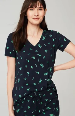 Sleep Ultrasoft V-Neck Tee | Jjill