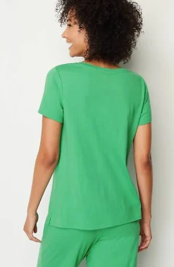 Sleep Ultrasoft V-Neck Tee | Jjill
