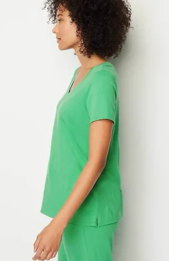 Sleep Ultrasoft V-Neck Tee | Jjill