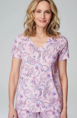 Sleep Ultrasoft V-Neck Tee | Jjill