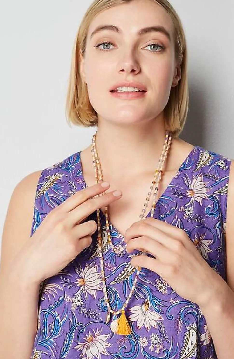 Sleeveless Linen Dress | Jjill