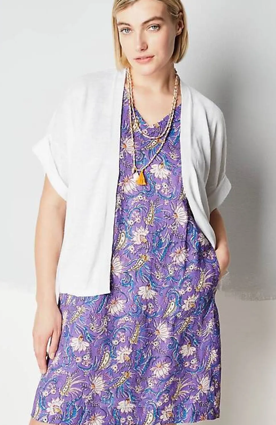 Sleeveless Linen Dress | Jjill