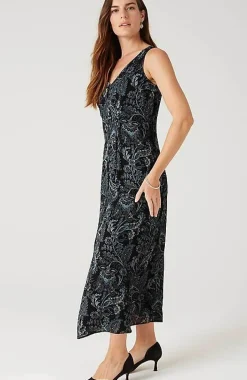 Sleeveless Pleated Maxi Dress | Jjill
