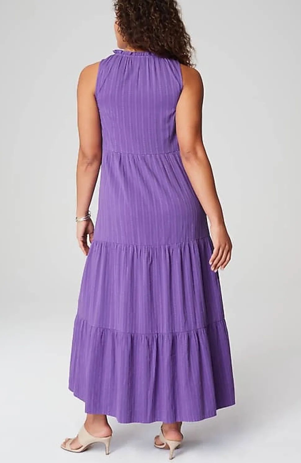 Sleeveless Tiered Maxi Dress | Jjill