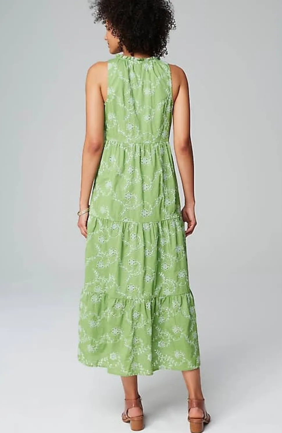 Sleeveless Tiered Maxi Dress | Jjill