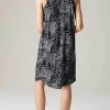 Sleeveless V-Neck Knit Dress | Jjill