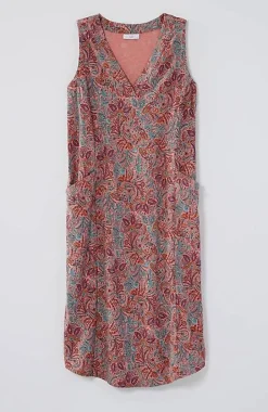 Sleeveless V-Neck Knit Dress | Jjill