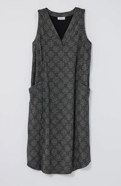 Sleeveless V-Neck Knit Dress | Jjill